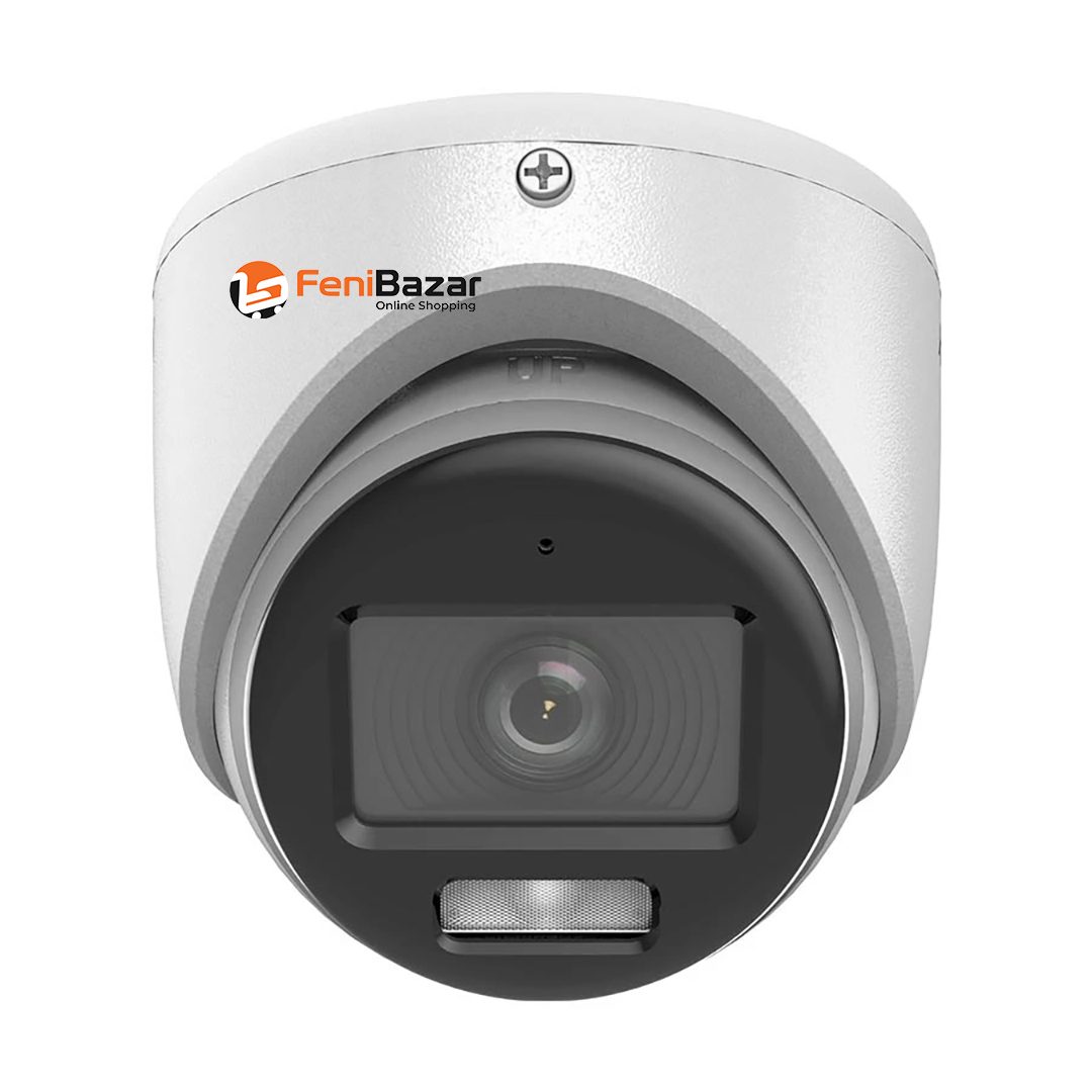 Hikvision DS-2CE70KF0T-LMFS 5MP 3K ColorVu Audio Fixed Turret CCTV Camera