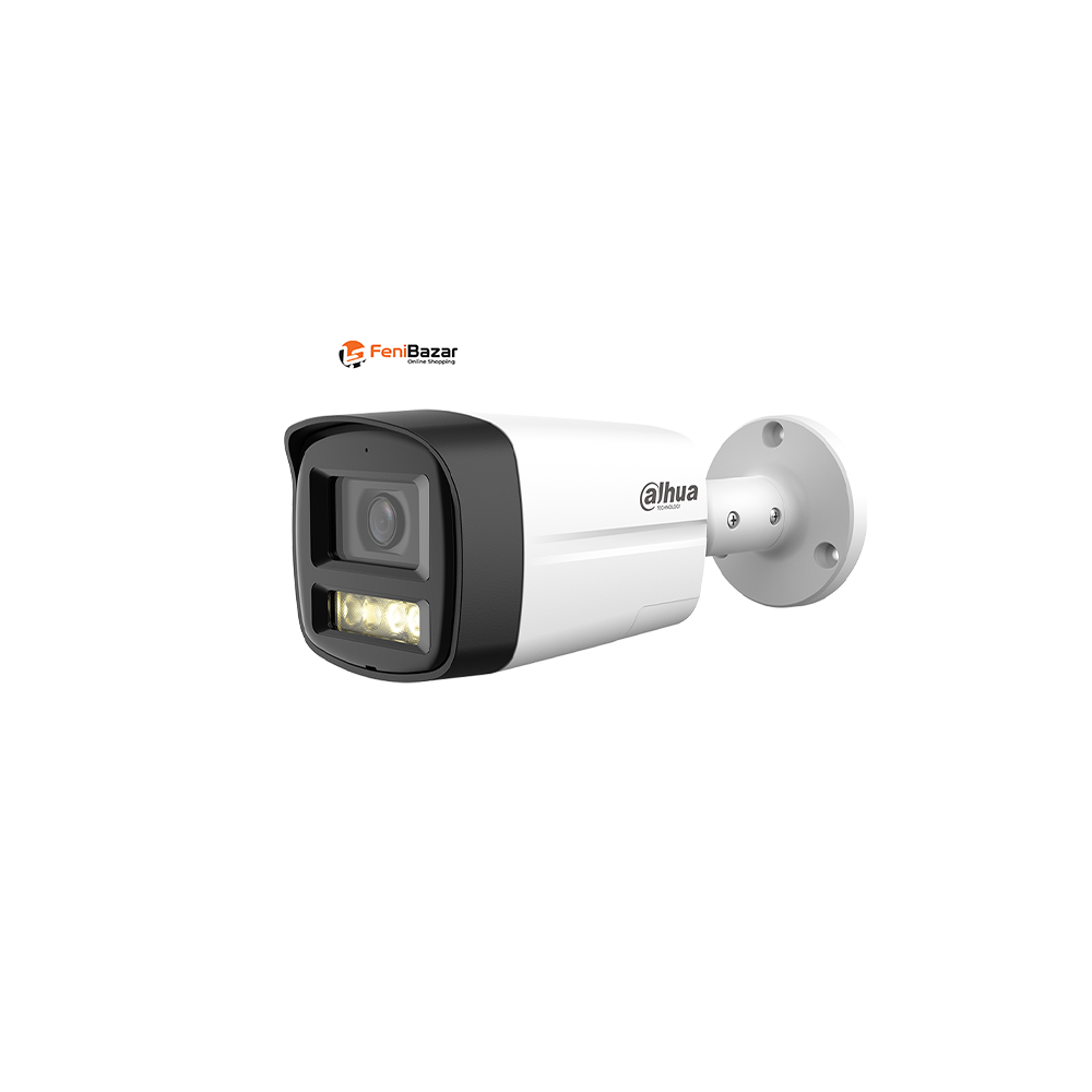 Dahua DH-HAC-HFW1200TLMP-IL-T 2MP Smart Dual-Light HDCVI Two-Way Talk Fixed-Focal Bullet Camera with 40m IR
