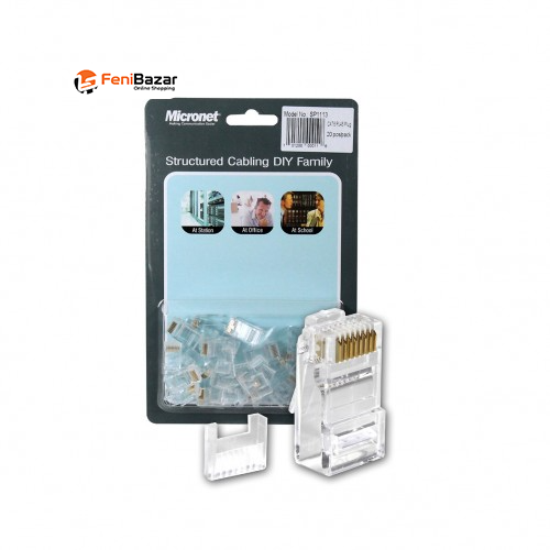 Micronet CAT6 RJ45 Network Cable Connector Pack