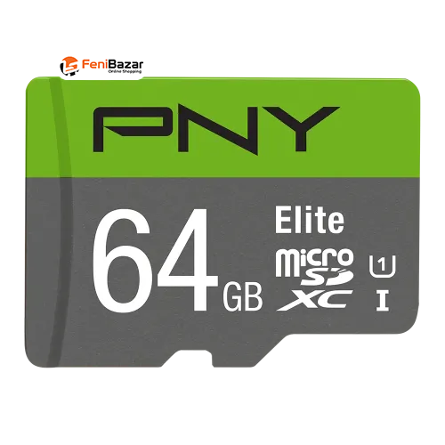 PNY Elite 64GB Class 10 UHS-I MicroSD Memory Card